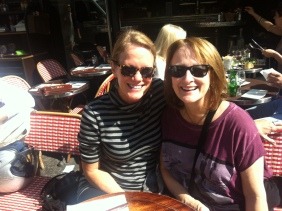 Judith and Sandy at Brunch at Le Buci